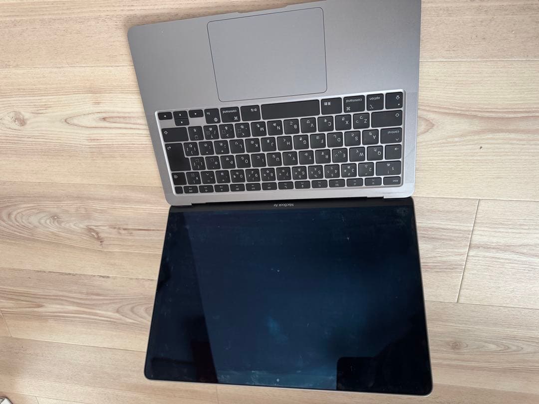 MacBook スペースグレー Appleロゴ付き