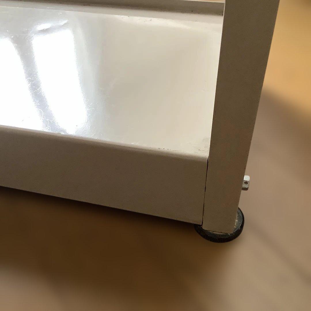 昭和レトロ　スチール製本棚　スチールラック　ヴィンテージ　アンティーク　時代物