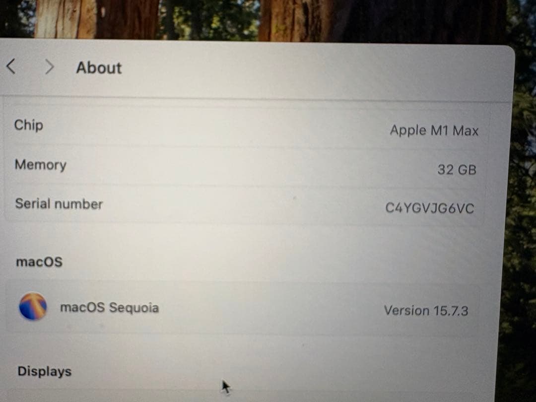 MacBook Pro M1Max 512GB 32GB 14インチ