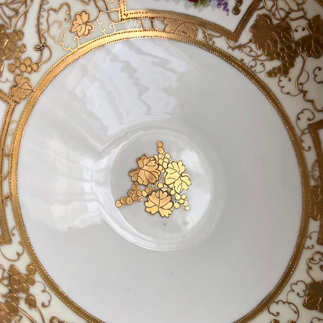 100年以上の時を閉じ込めた、 美しきオールドノリタケ　足付きコンポート【美品】