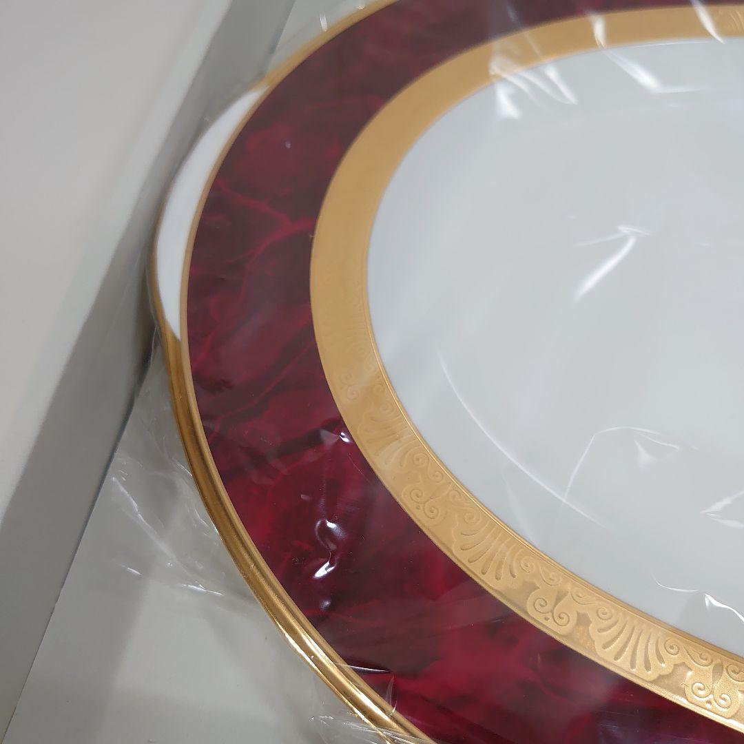 未使用◆Noritake ヘミングウェイ オーバルプレート 37×27cm