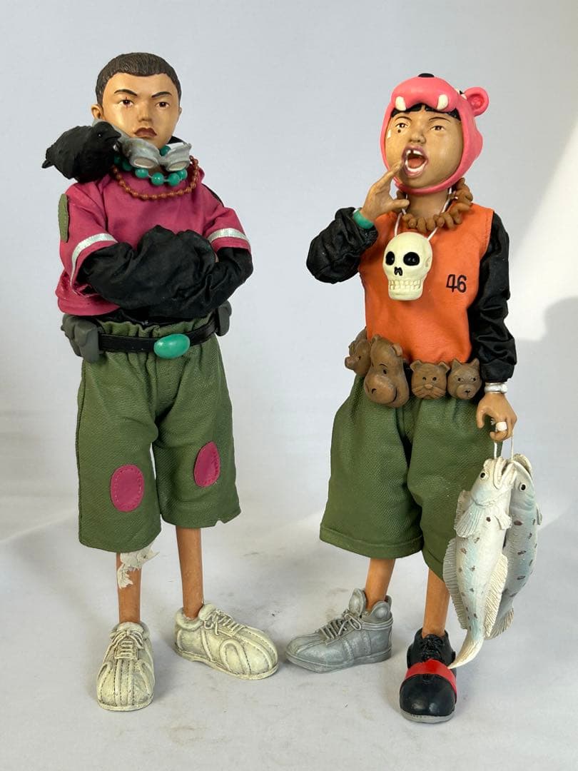 鉄コン筋クリート フィギュア クロ&シロ　松本大洋 STUDIO4℃ 元箱付き