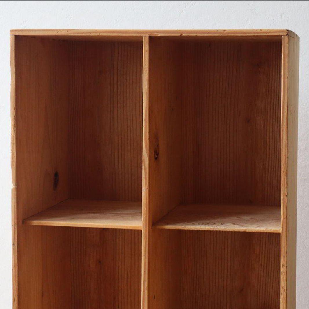 アンティーク 本棚 書棚 スギ 無垢材 収納棚 古家具 無塗装 木味