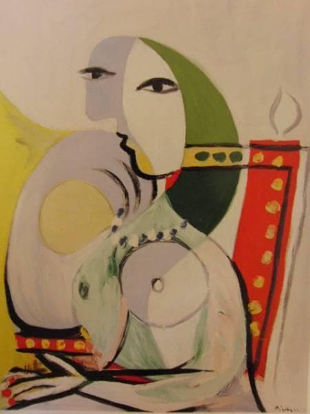 Pablo Picasso、FEMME DANS UN FAUTEUIL、画集画