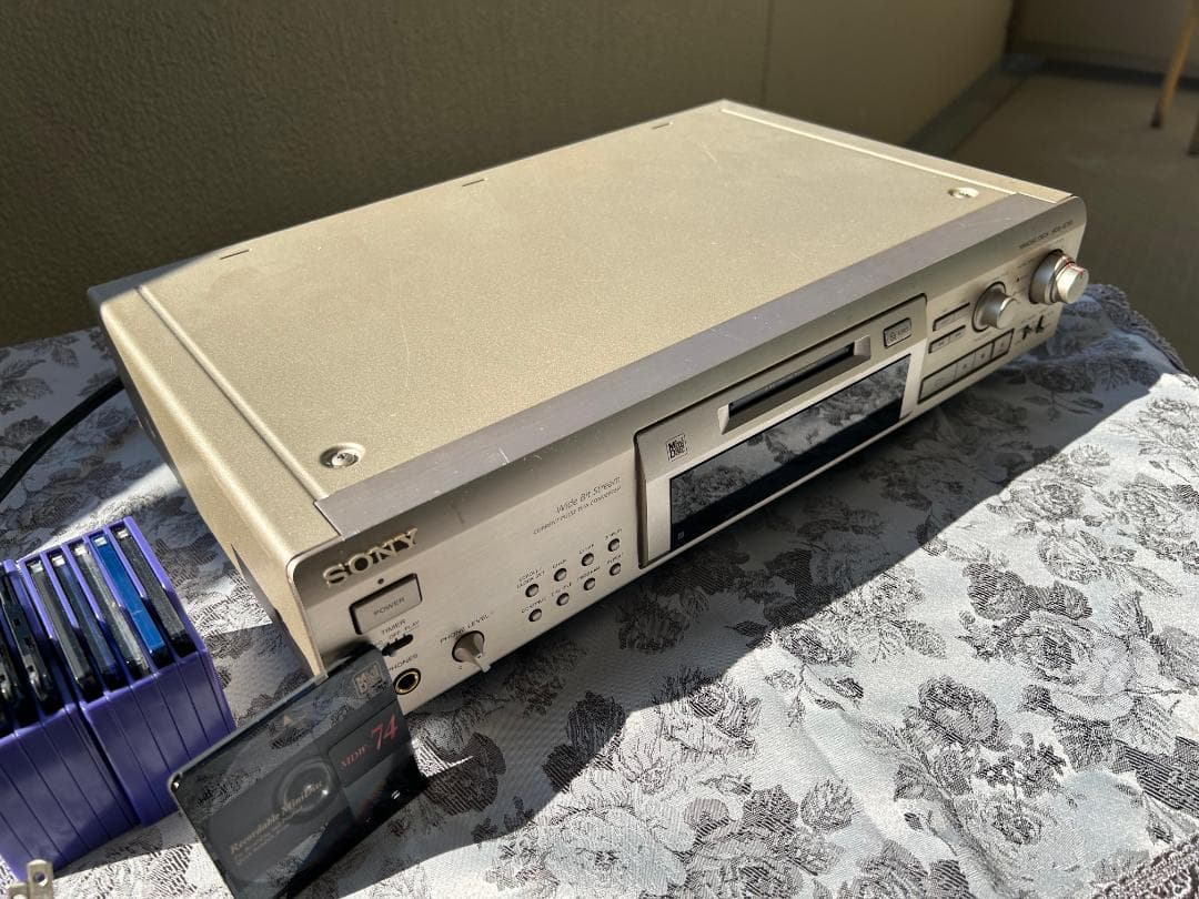 SONY MDS-JE700 MD録再デッキ（リモコン＆メディア付）