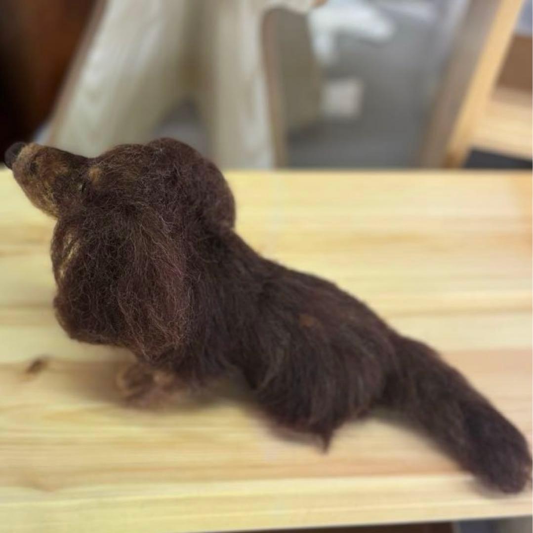 羊毛フェルト犬 ダックスちゃん❣️