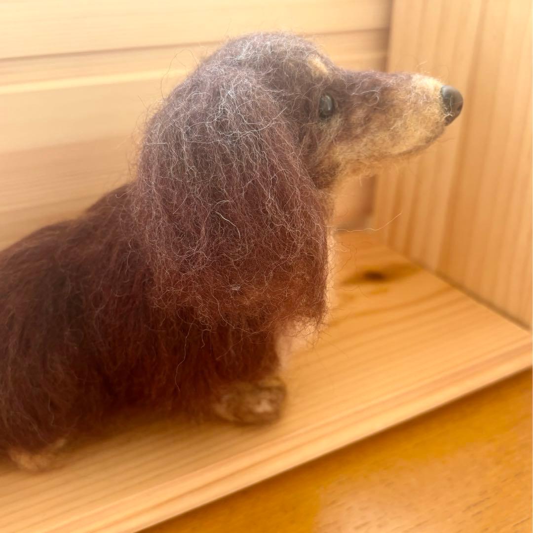 羊毛フェルト犬 ダックスちゃん❣️