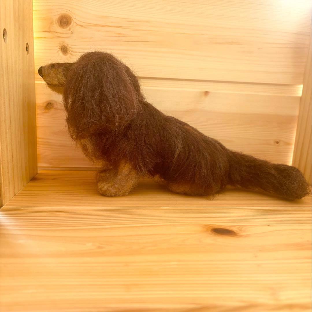 羊毛フェルト犬 ダックスちゃん❣️