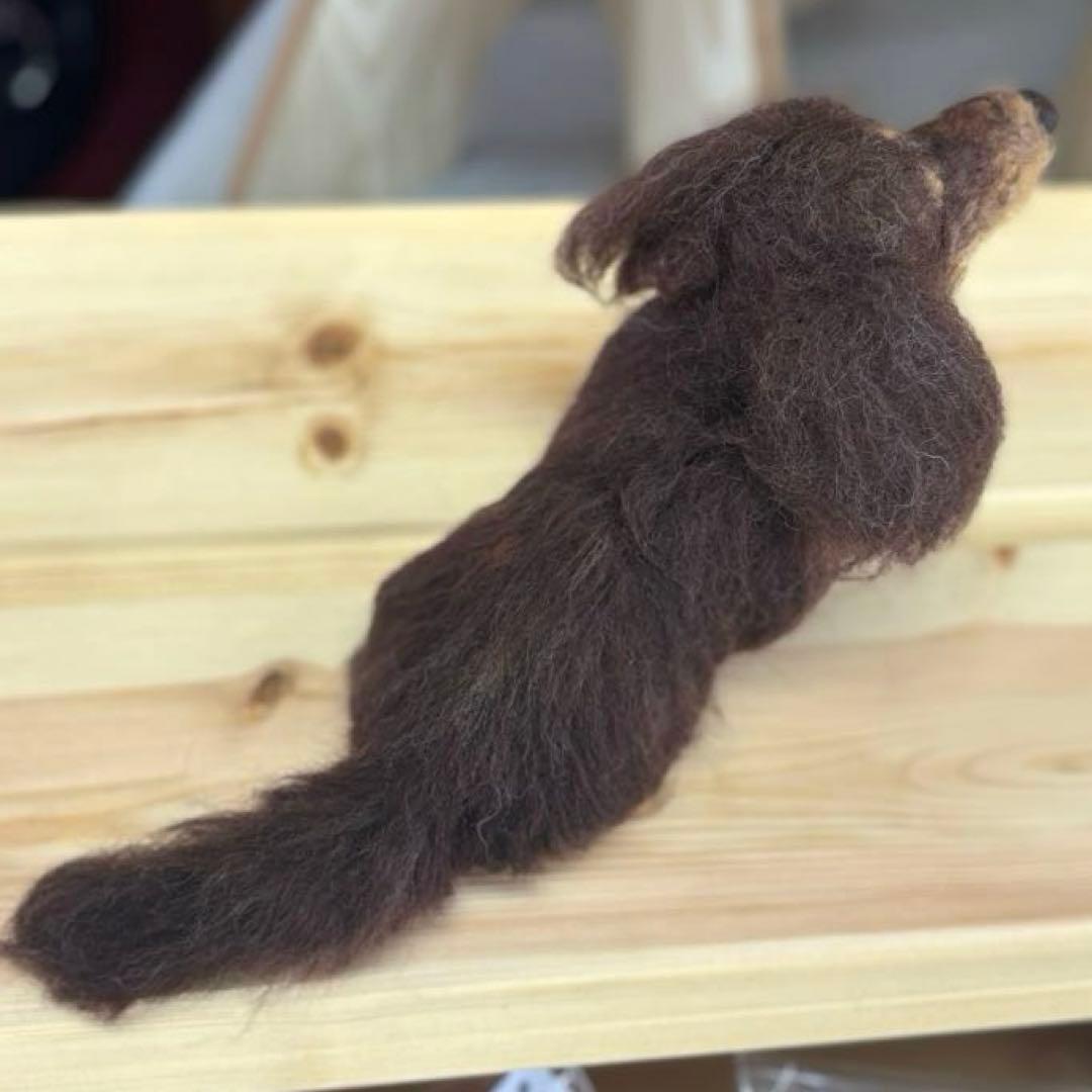 羊毛フェルト犬 ダックスちゃん❣️