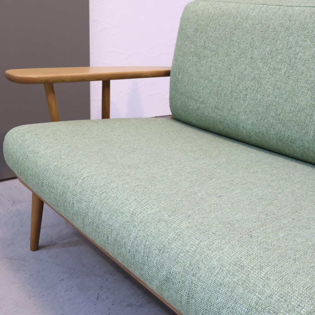 HIDA 飛騨産業 つぐみ 3人掛けソファ キツツキ ホワイトオーク 飛騨家具