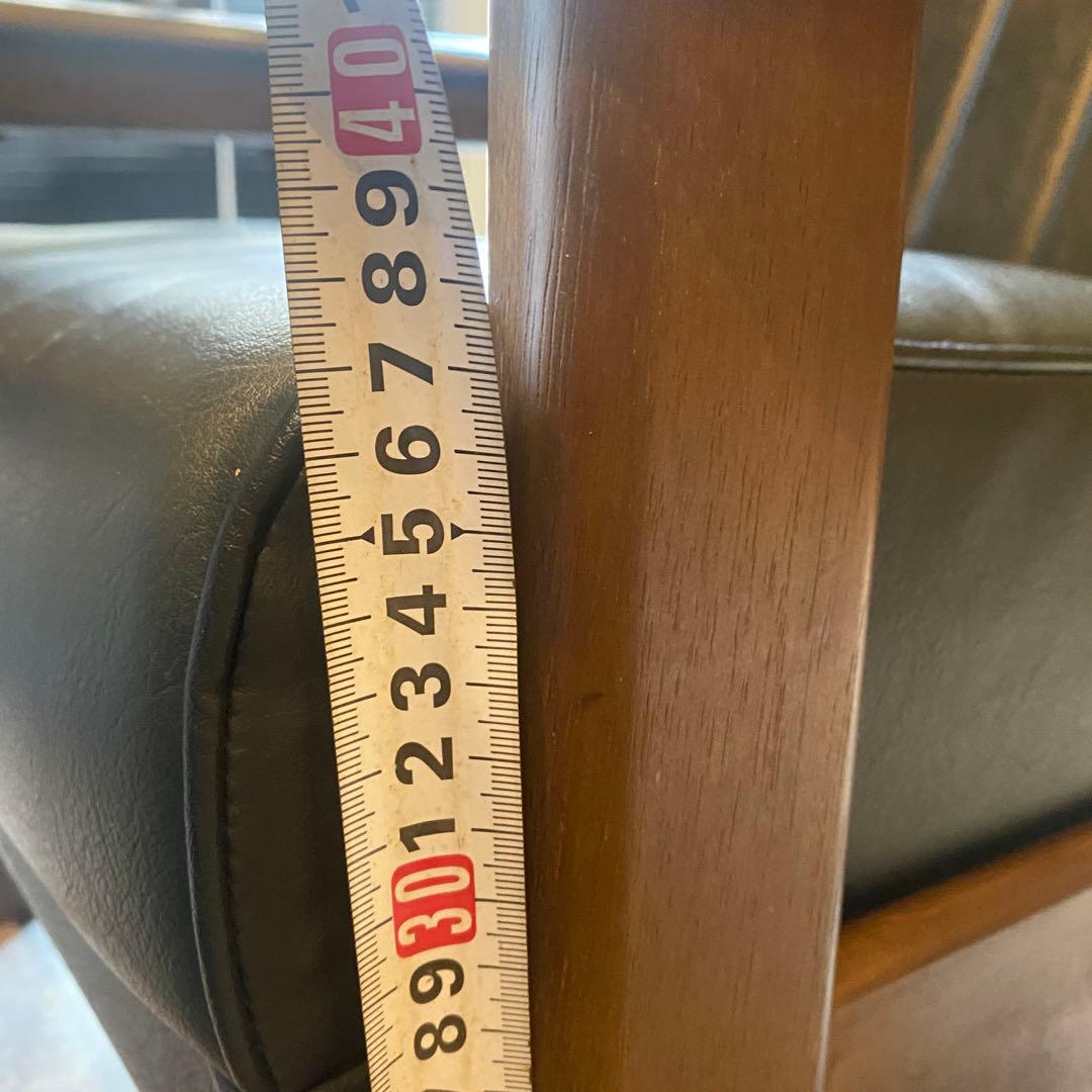 karimoku カリモク 1人掛けソファ 1シーター ネイビー紺