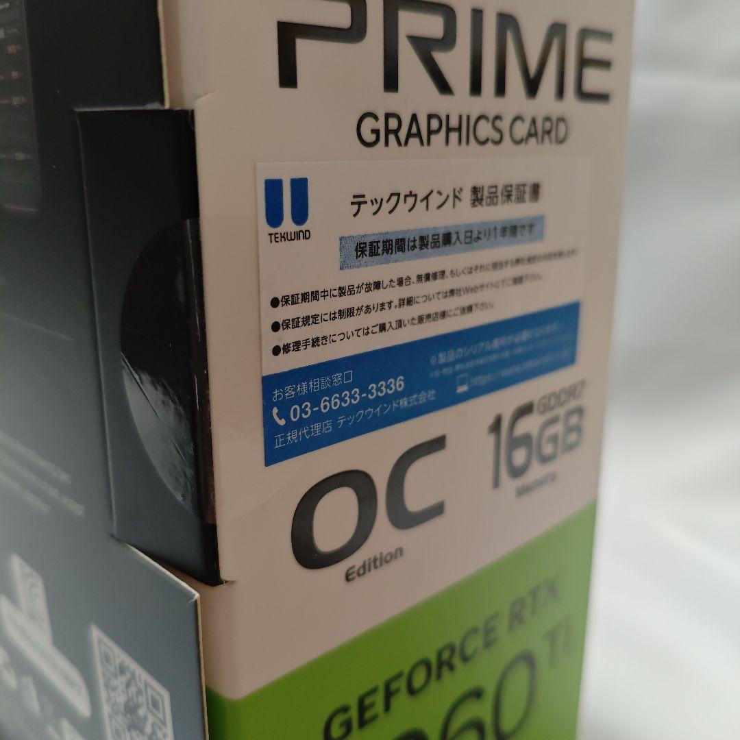 新品未使用　ASUS OC版 RTX5060ti 16GB