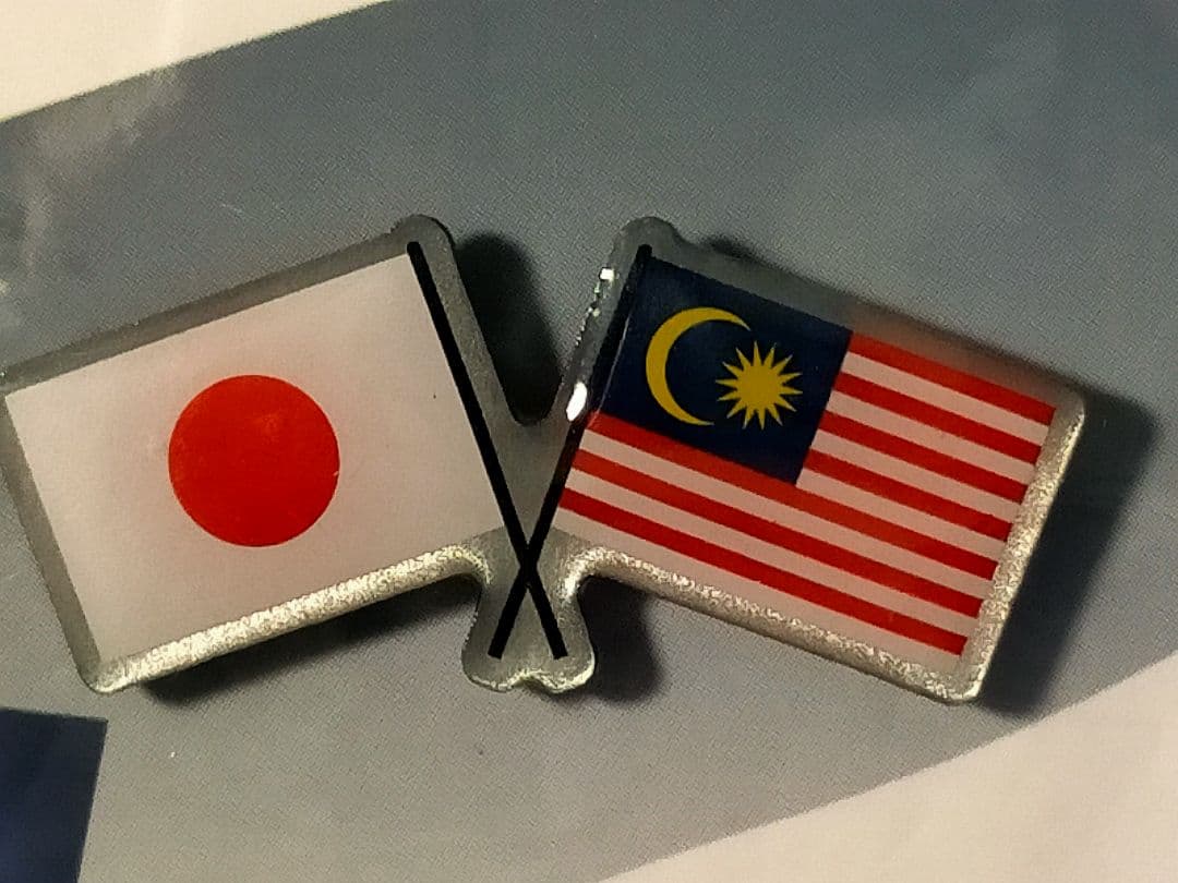 ♥万博。「関西万博 マレーシア パビリオン記念ピンバッジ 3個セット」。