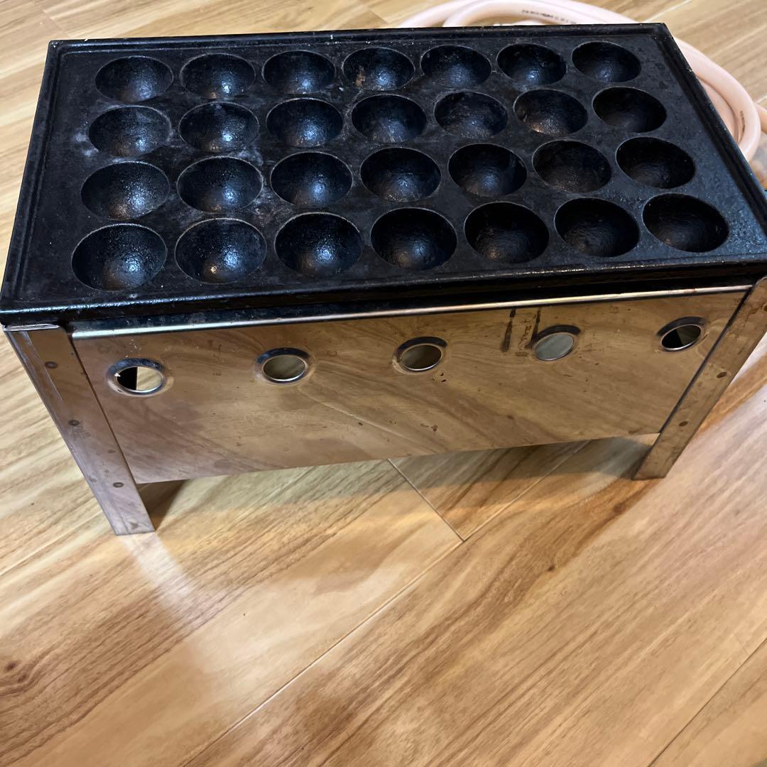 たこ焼き器 32穴 都市ガス用ホース付き
