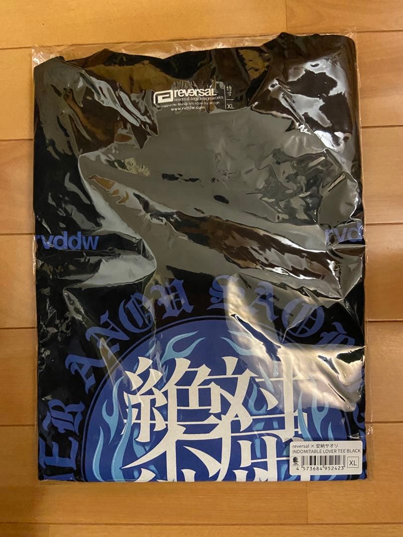 【新品】reversal × 安納サオリ Ｔシャツ　スターダムBLACK（XL）