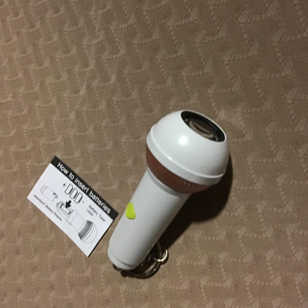 IU ペンライト風 キーリング