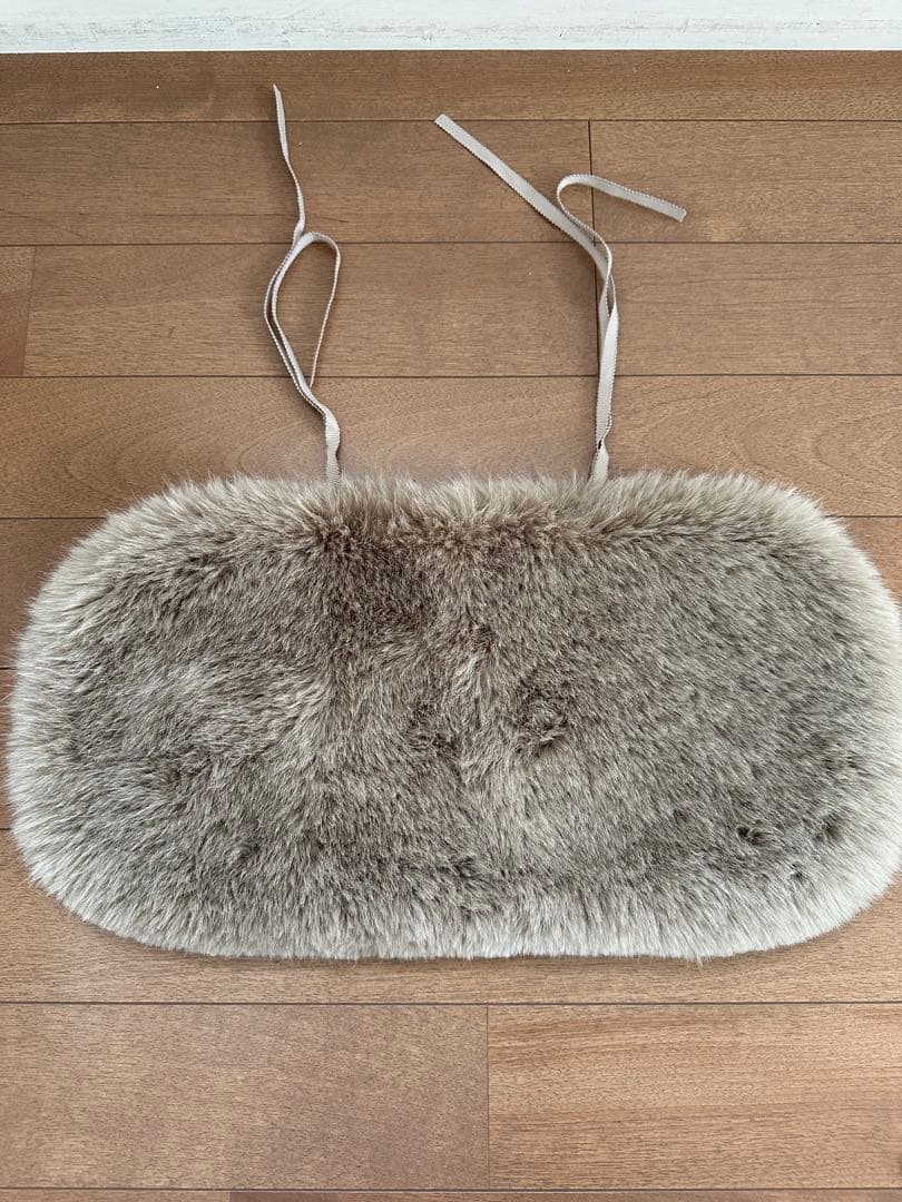 AROROG /アラログ カゴバッグ バスケット持ち手レザー☆ファーおまけ☆