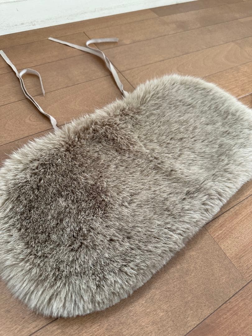 AROROG /アラログ カゴバッグ バスケット持ち手レザー☆ファーおまけ☆