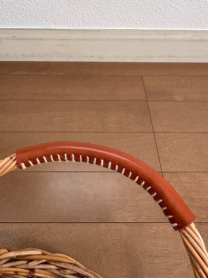 AROROG /アラログ カゴバッグ バスケット持ち手レザー☆ファーおまけ☆