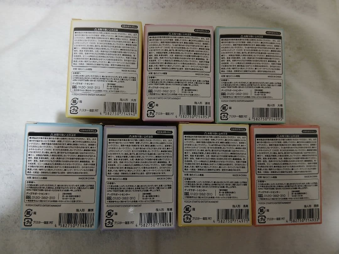 なにわ男子 LIVE TOUR 2024 +Alphaグッズ 指人形 7体セット