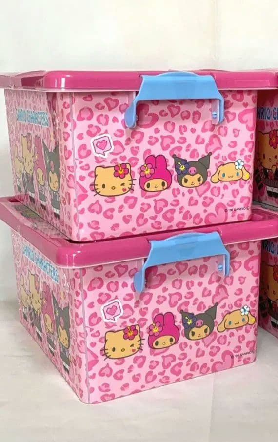 サンリオキャラクターズ 日焼けキティ お菓子コンテナボックス ギャル 収納ケース
