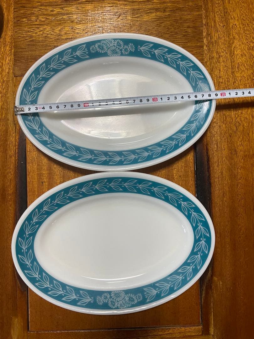 パイレックスオーバルプレート 2枚セット