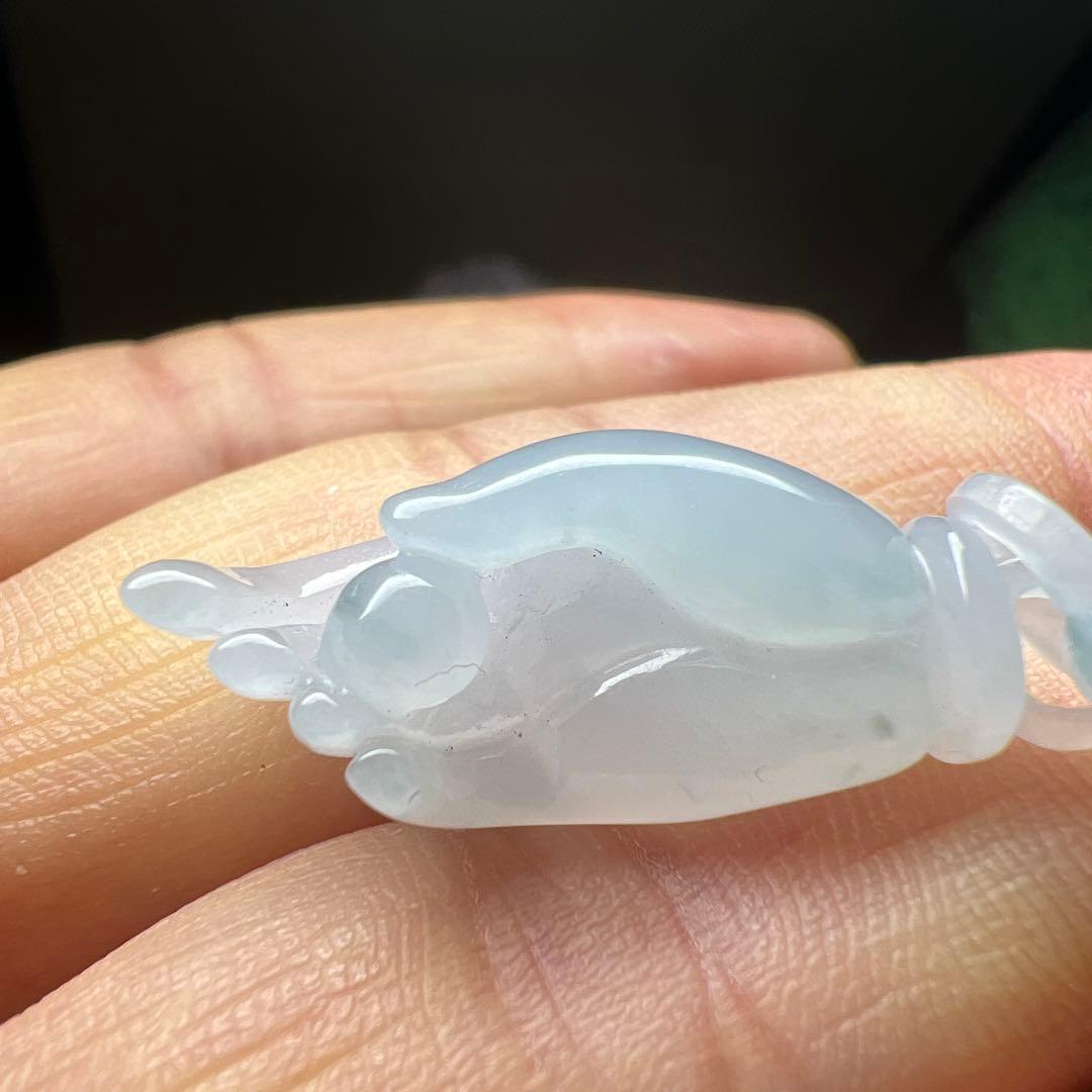 本翡翠、氷種、花柄レア、精工護主ネックレス