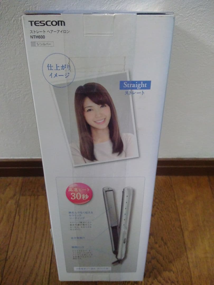 TESCOM NTH600 ストレートアイロン シルバー
