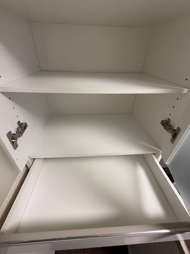 最終値下げ！ニトリ★食器棚★ホワイト★引取り可★3/15まで