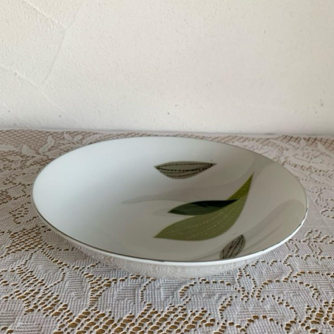 レトロ Narumi China 6点 葉っぱ柄 ナチュラル