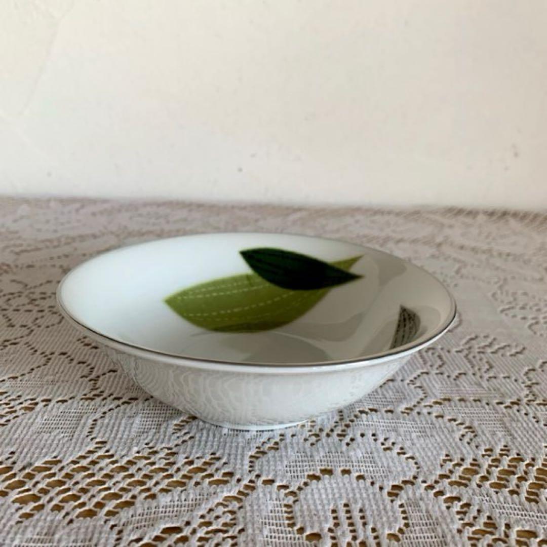 レトロ Narumi China 6点 葉っぱ柄 ナチュラル