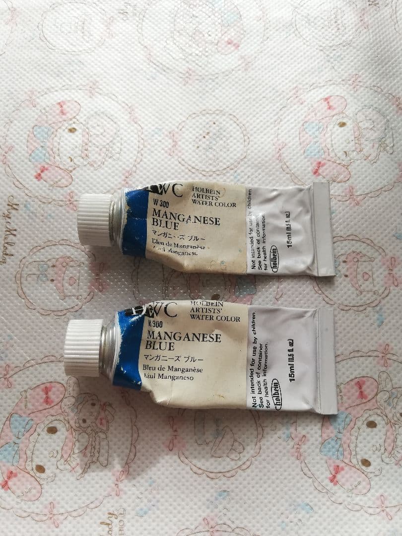廃番色 15ml 2本 マンガニーズブルー PB33 ホルベイン 透明水彩絵具