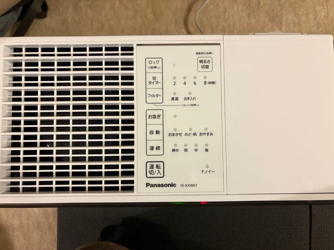 パナソニック加湿器　FE-KXW07-T
