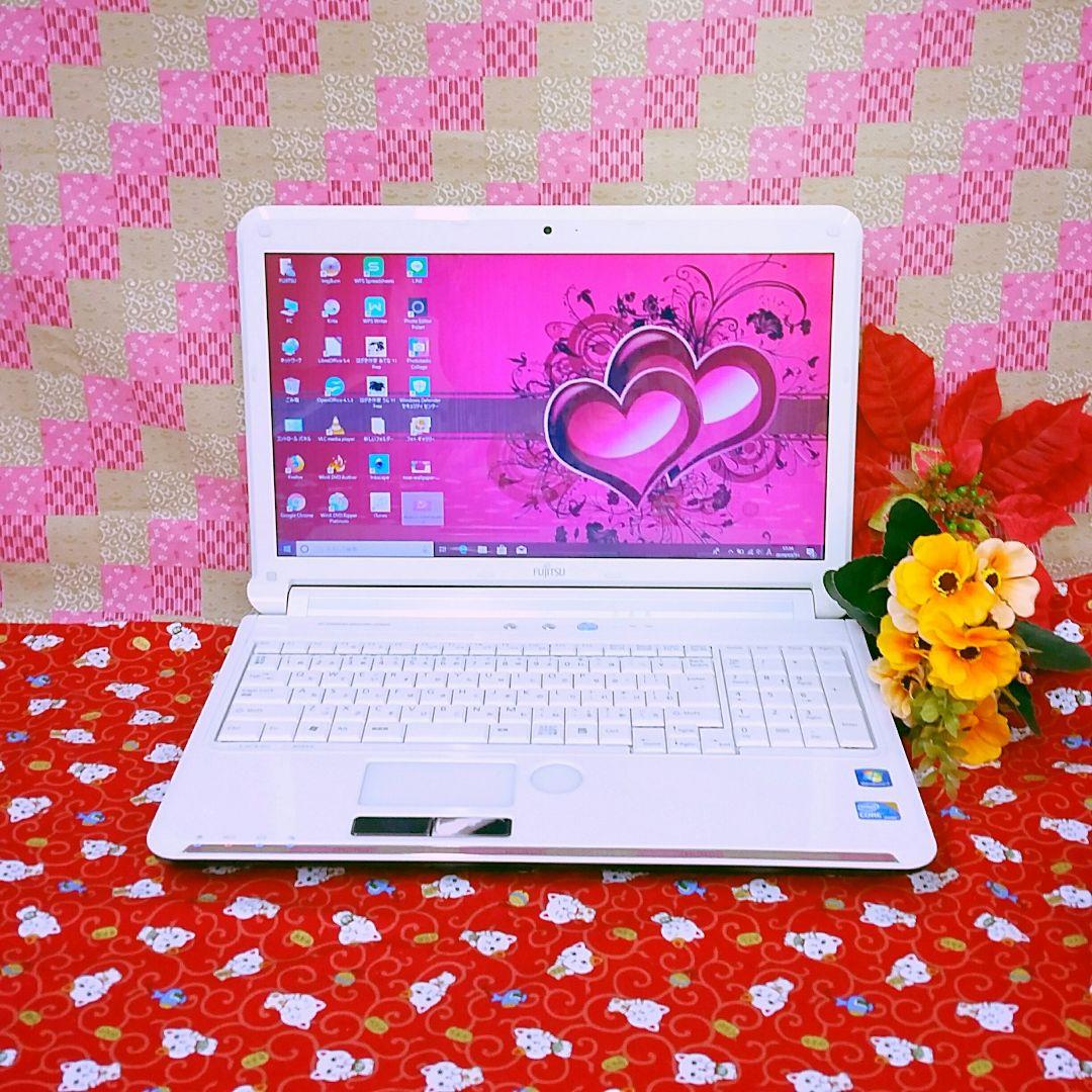 極上品！美品！テレワーク可能！富士通！新型Win11搭載！動 画編集