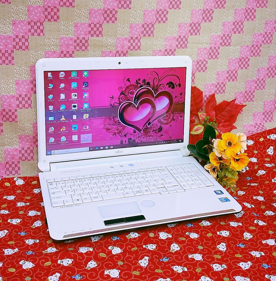 極上品！美品！テレワーク可能！富士通！新型Win11搭載！動 画編集