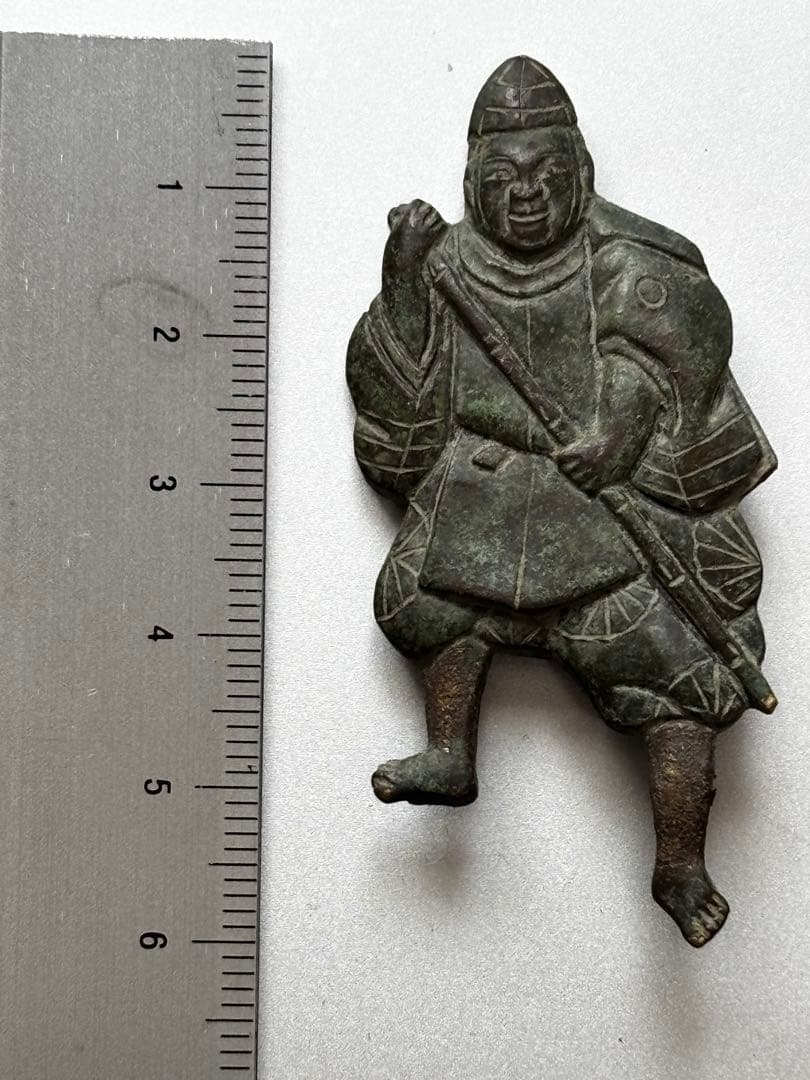 山伏の飾金具　釘隠し　江戸時代初期頃　全長約6cm