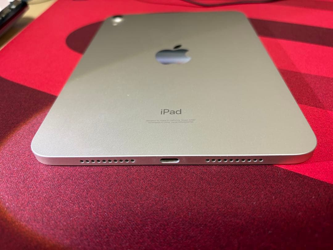 【美品】iPad mini 6 Wi-Fi 64GB パープル バッテリー91%