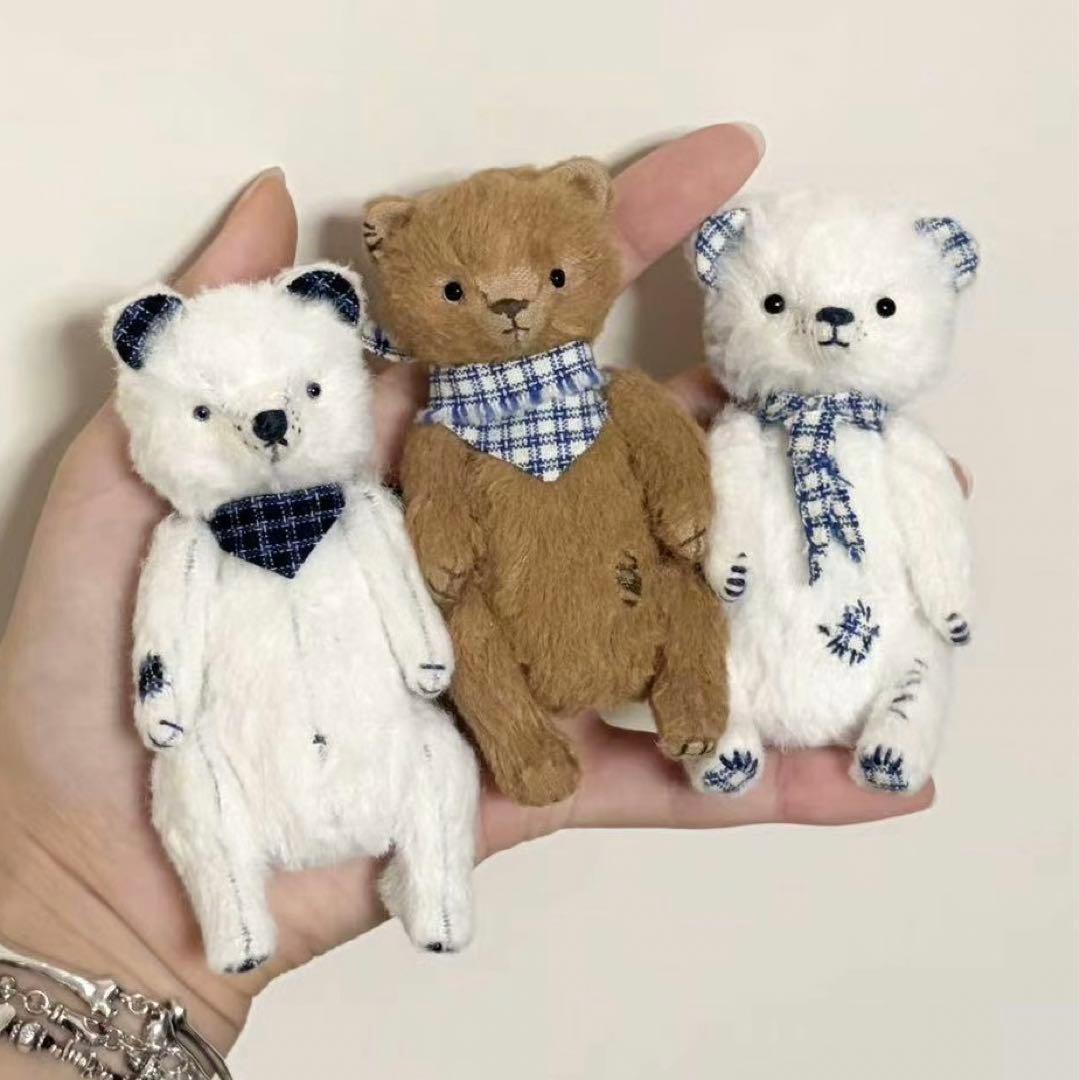 白熊弟くん アーティストベア テディベア ミニチュア 海外作家様 ハンドメイド