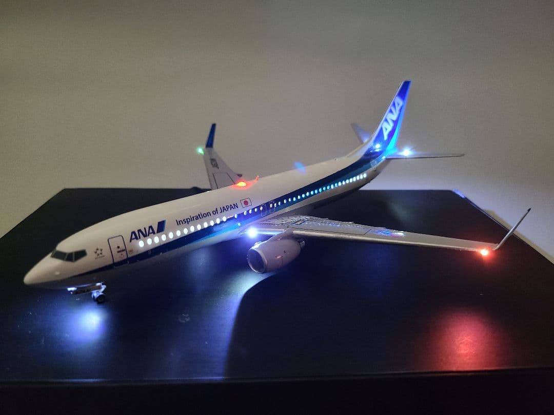 ANA ボーイング737-800 トリトンブルー完成品