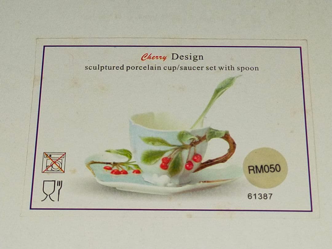 陶翔舞千　華麗なる花コレクション　ティーカップ　ソーサー