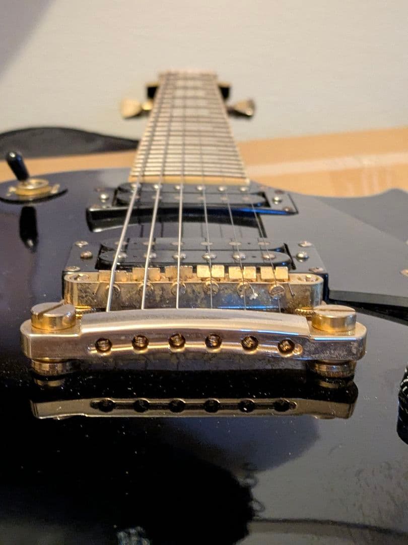 GIG the standardレスポールカスタムブラック ジャンク