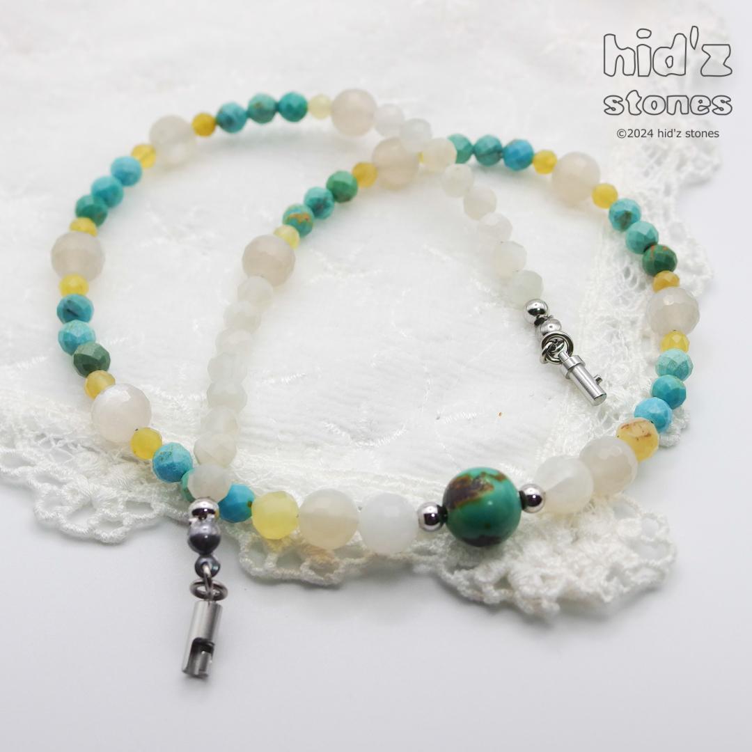 ◆一点もの天然石ネックレス:BySC-013