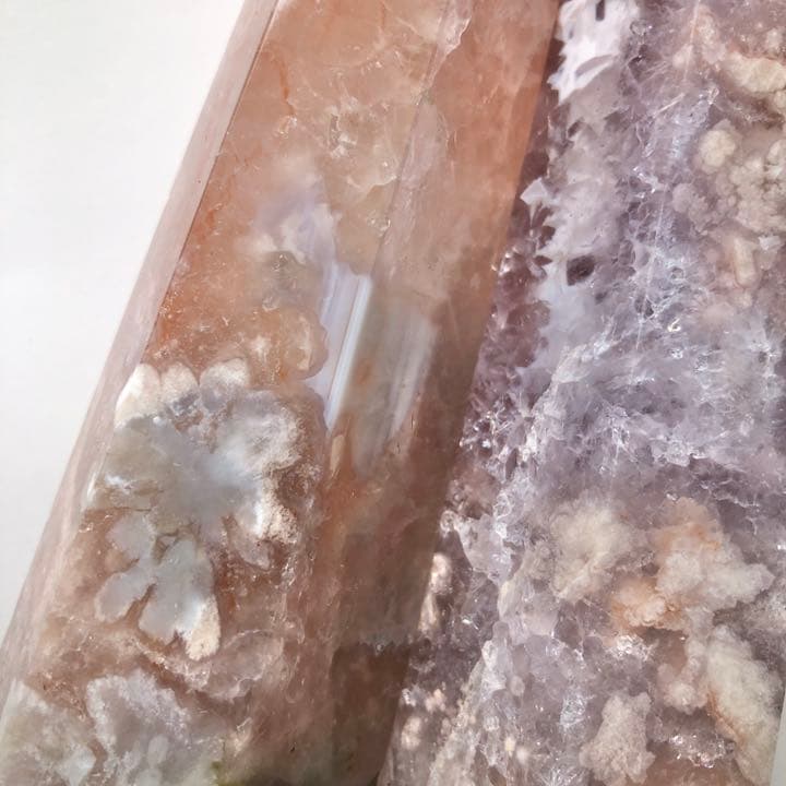 ピンクアメジストフラワーアゲート セット1