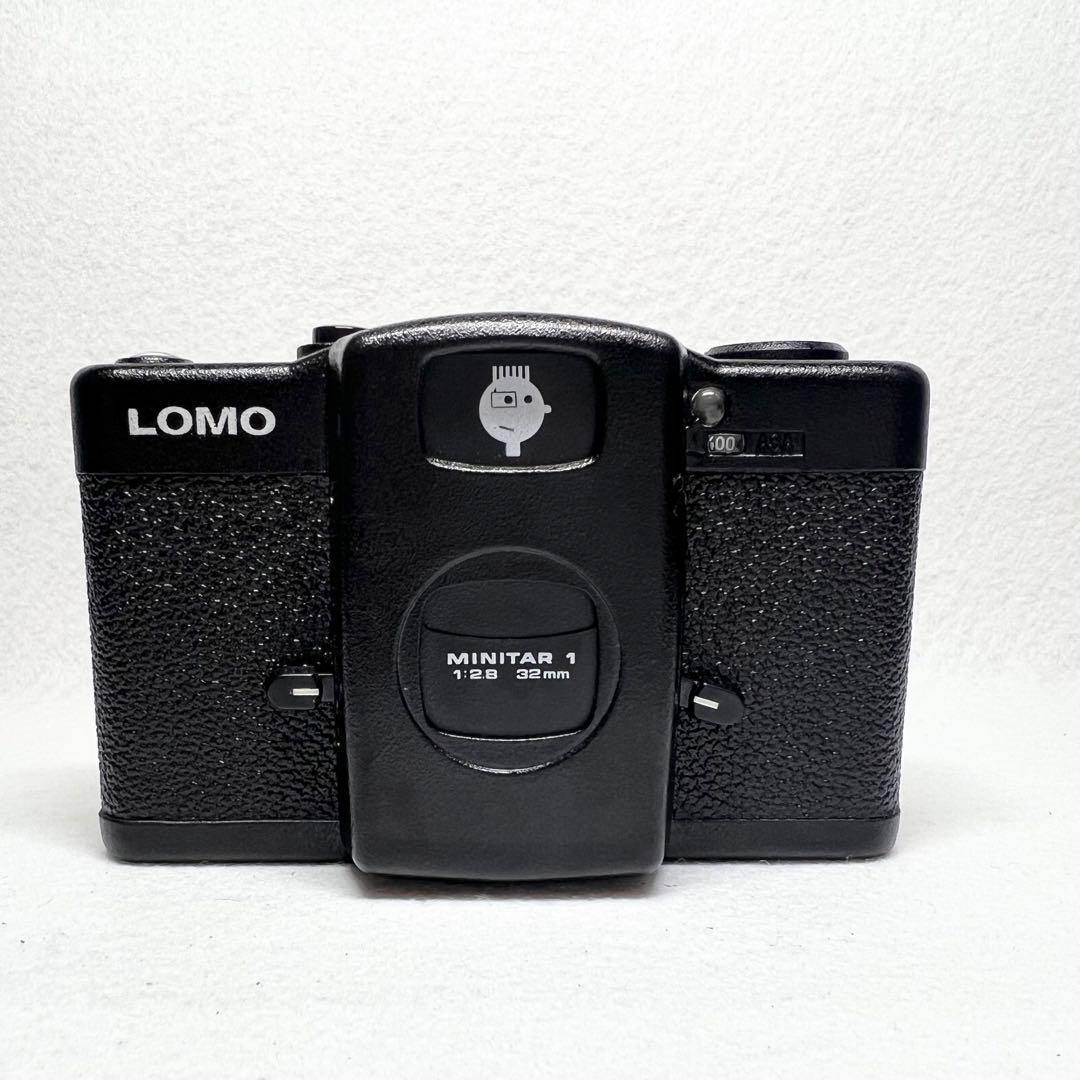 【完動品 美品】LOMO LC-A フィルムカメラ 動作確認済 フラッシュ付