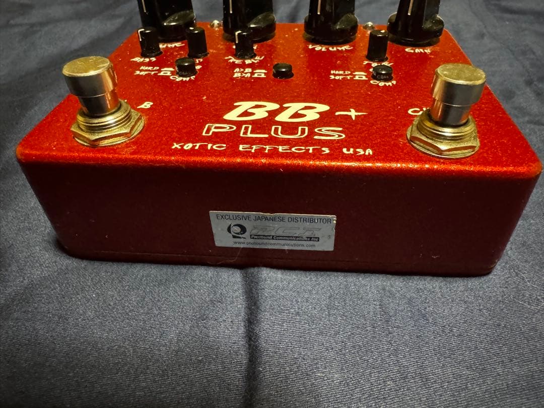 明日まで値下げ　Xotic Effects BB+ PLUS エフェクター
