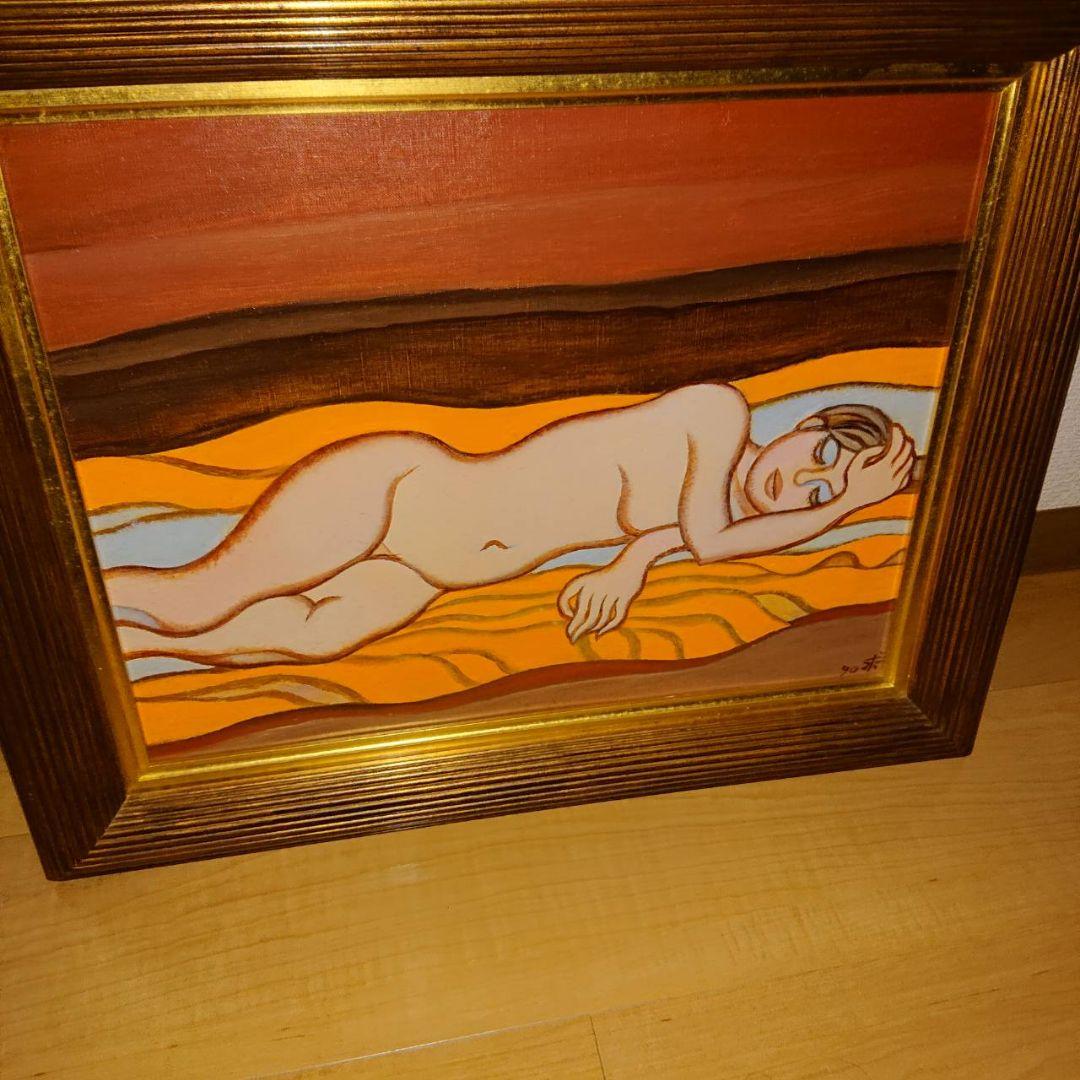 斎藤求　裸婦　絵画