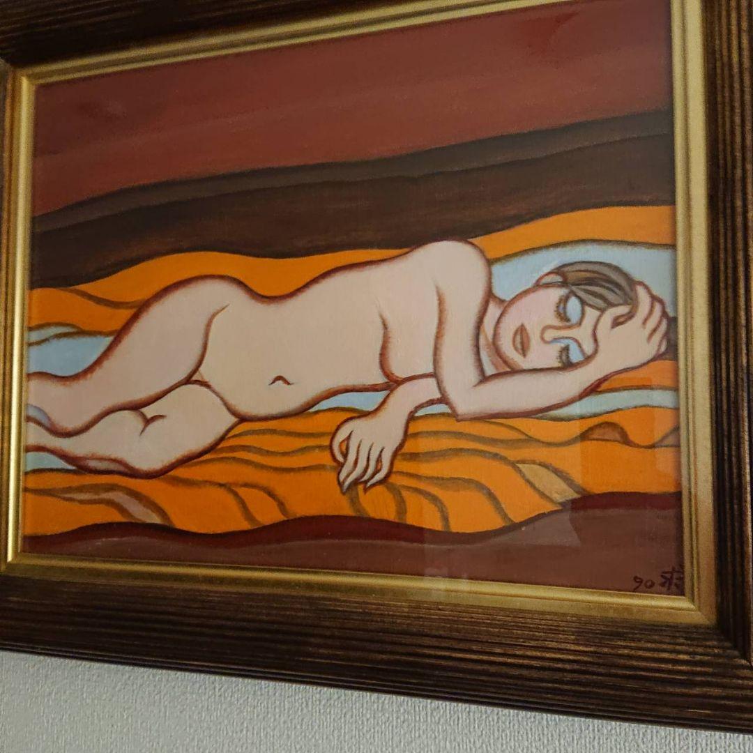 斎藤求　裸婦　絵画