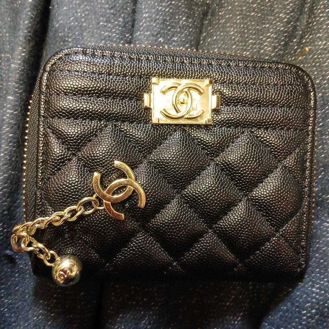 CHANEL ブラック 財布