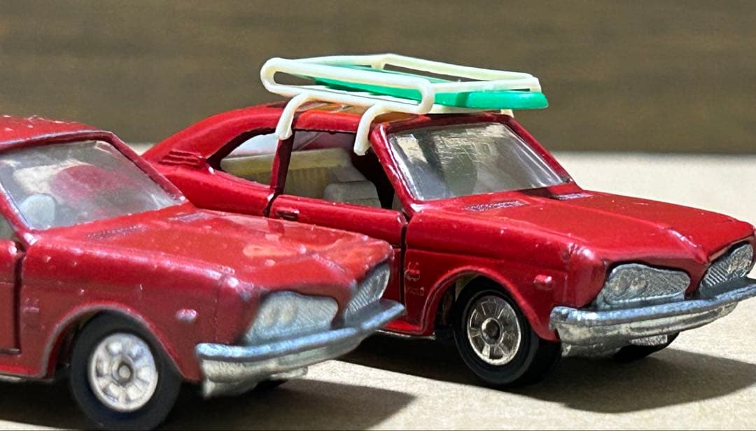 日本製 トミカ ホンダ 1300 クーペ9 ２台セット サーフキャリア