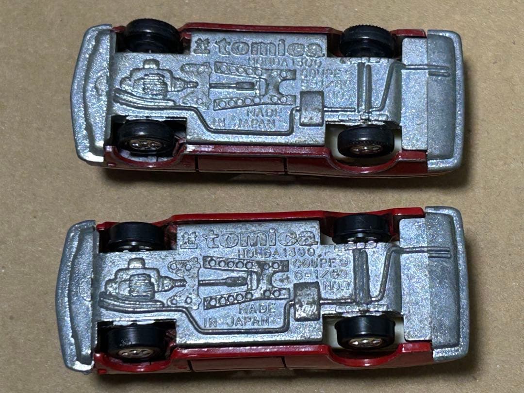 日本製 トミカ ホンダ 1300 クーペ9 ２台セット サーフキャリア